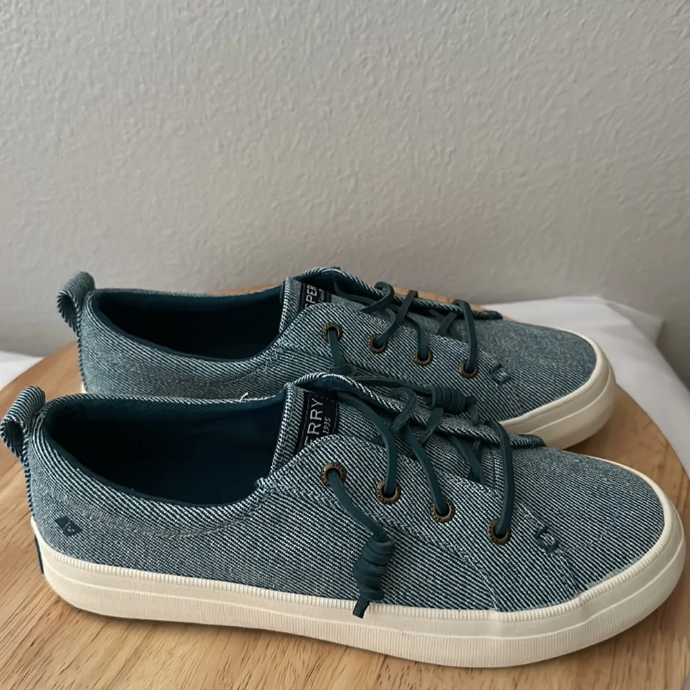 Sperry Crest Vibes Washed Twill Slip-On Sneakers - Picture 3 of 6